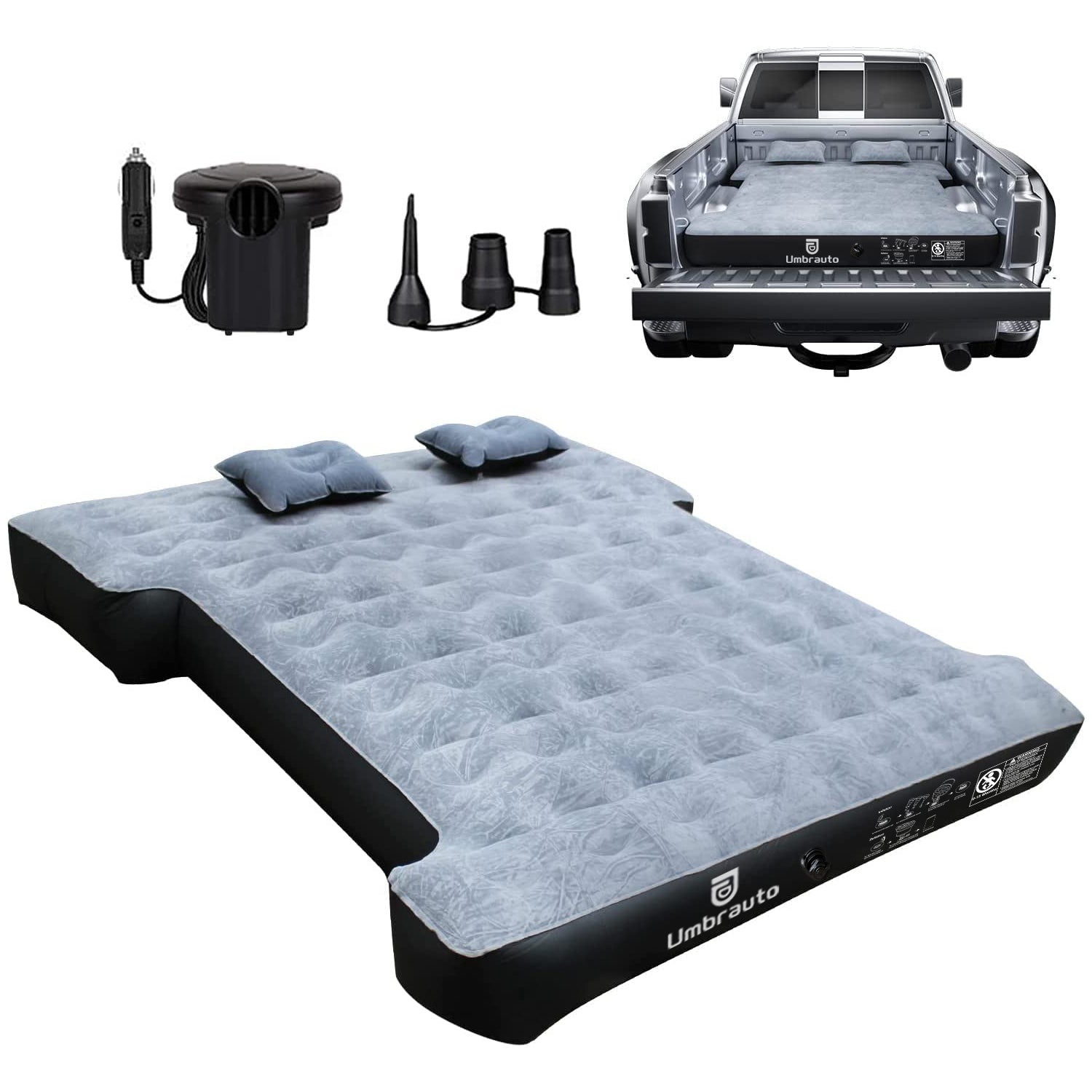 Umbrauto 6-6.5FT Mid Size Truck Bed Air Mattress 1.0,Multiple Colors