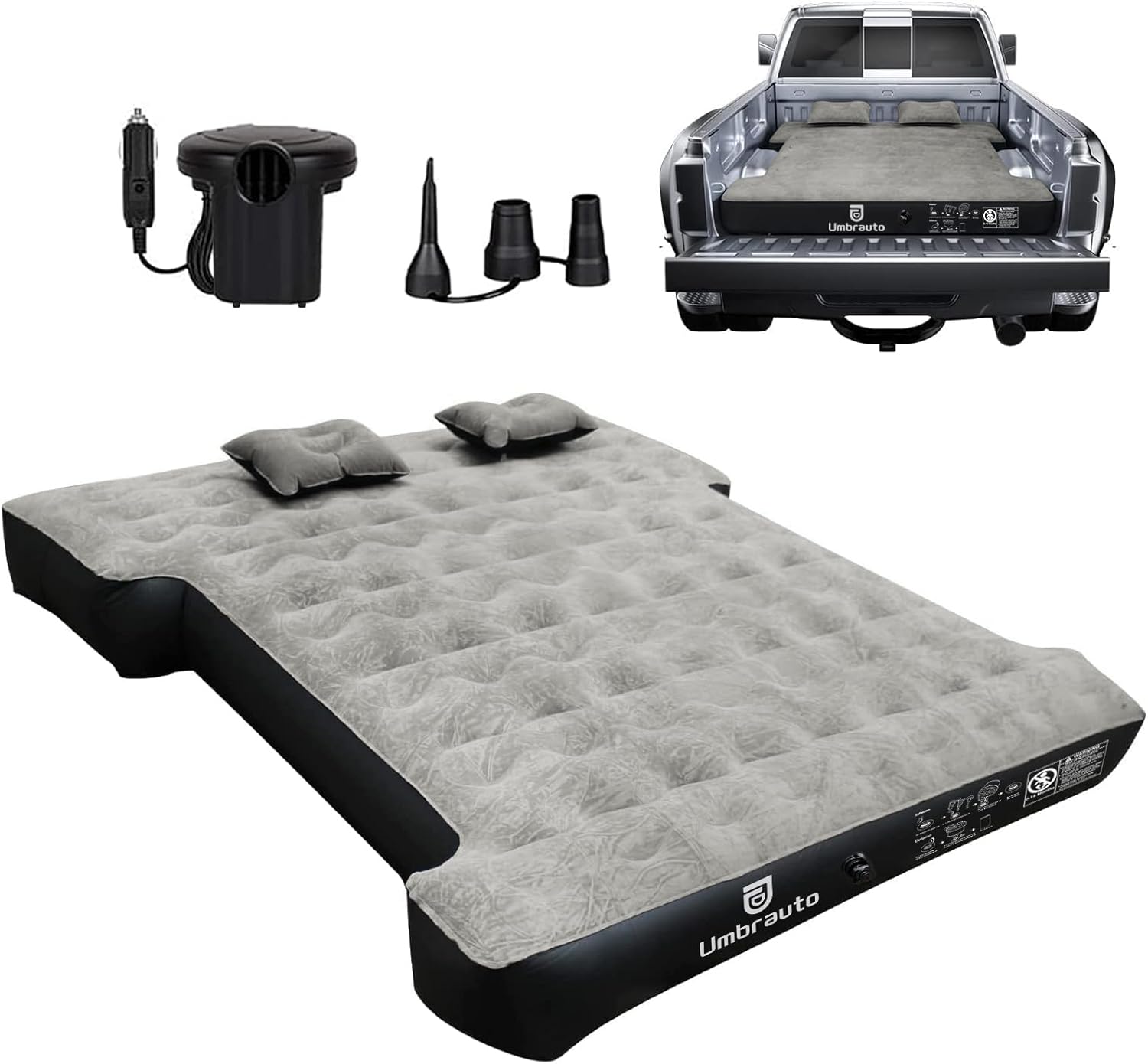 Umbrauto 6-6.5FT Mid Size Truck Bed Air Mattress 1.0,Multiple Colors