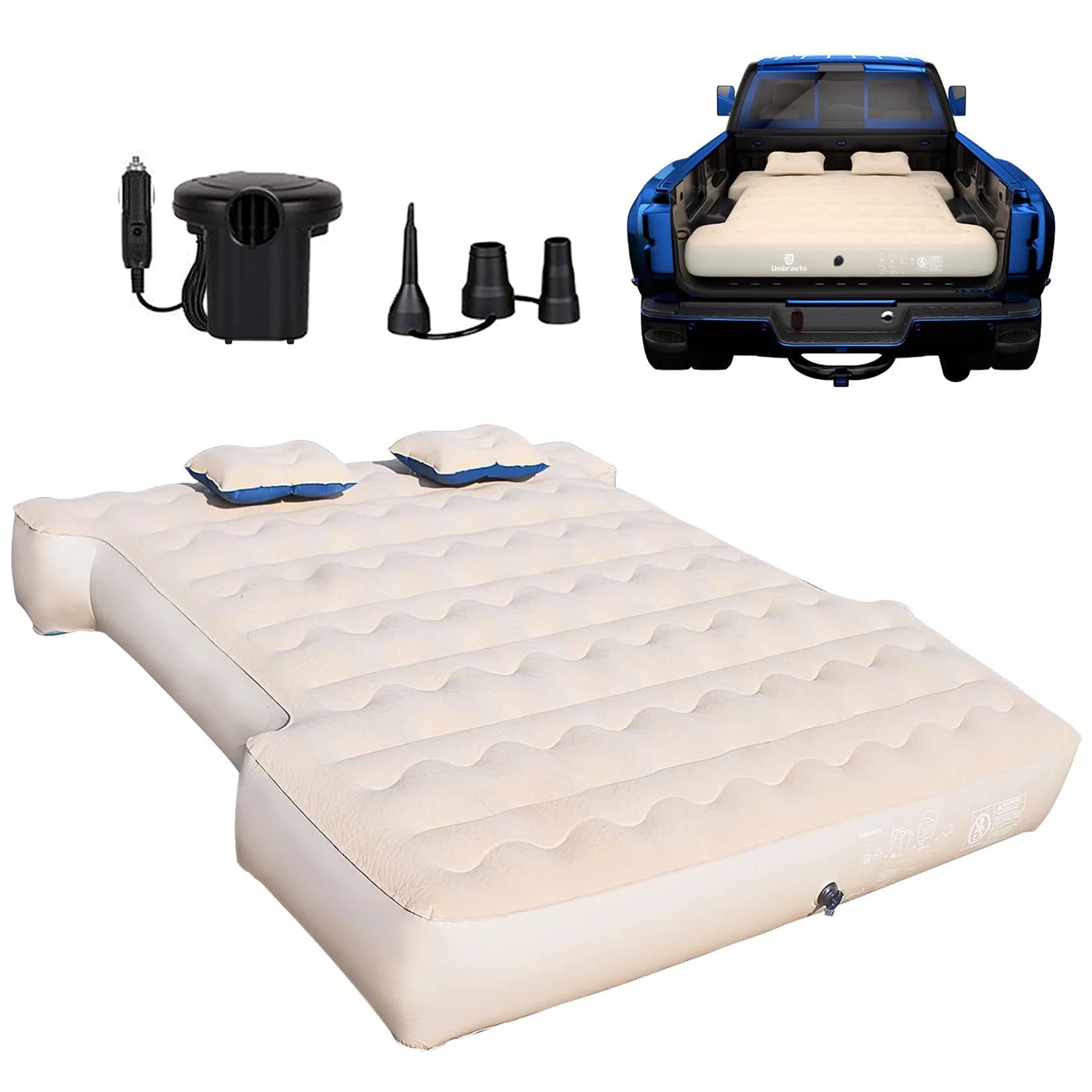 Umbrauto 6-6.5FT Mid Size Truck Bed Air Mattress 1.0,Multiple Colors