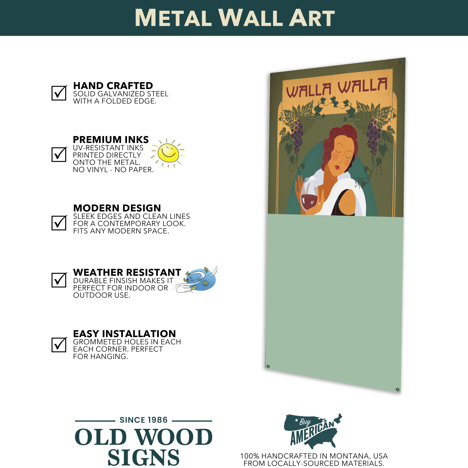 Landmark Fish Custom Signs: Blue - Wall Decor