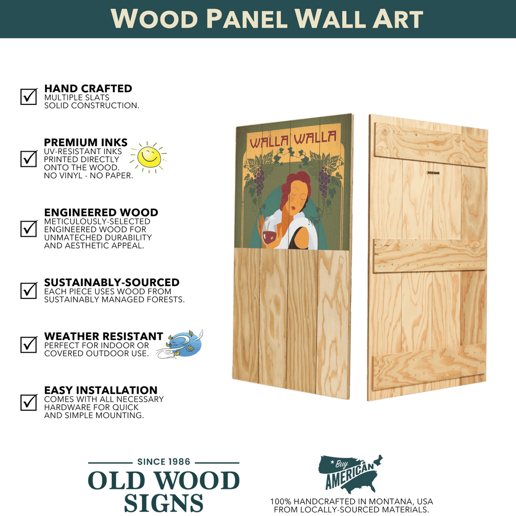 Landmark Fish Custom Signs: Blue - Wall Decor