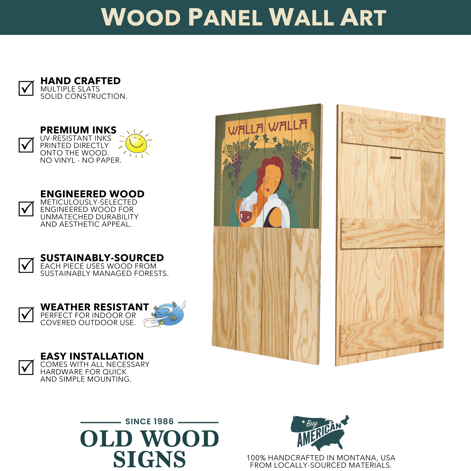 Landmark Fish Custom Signs: Blue - Wall Decor