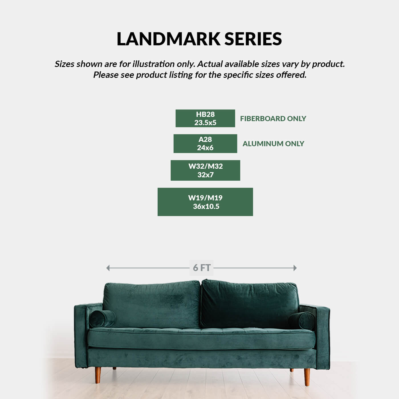 Landmark Fish Custom Signs: Blue - Wall Decor