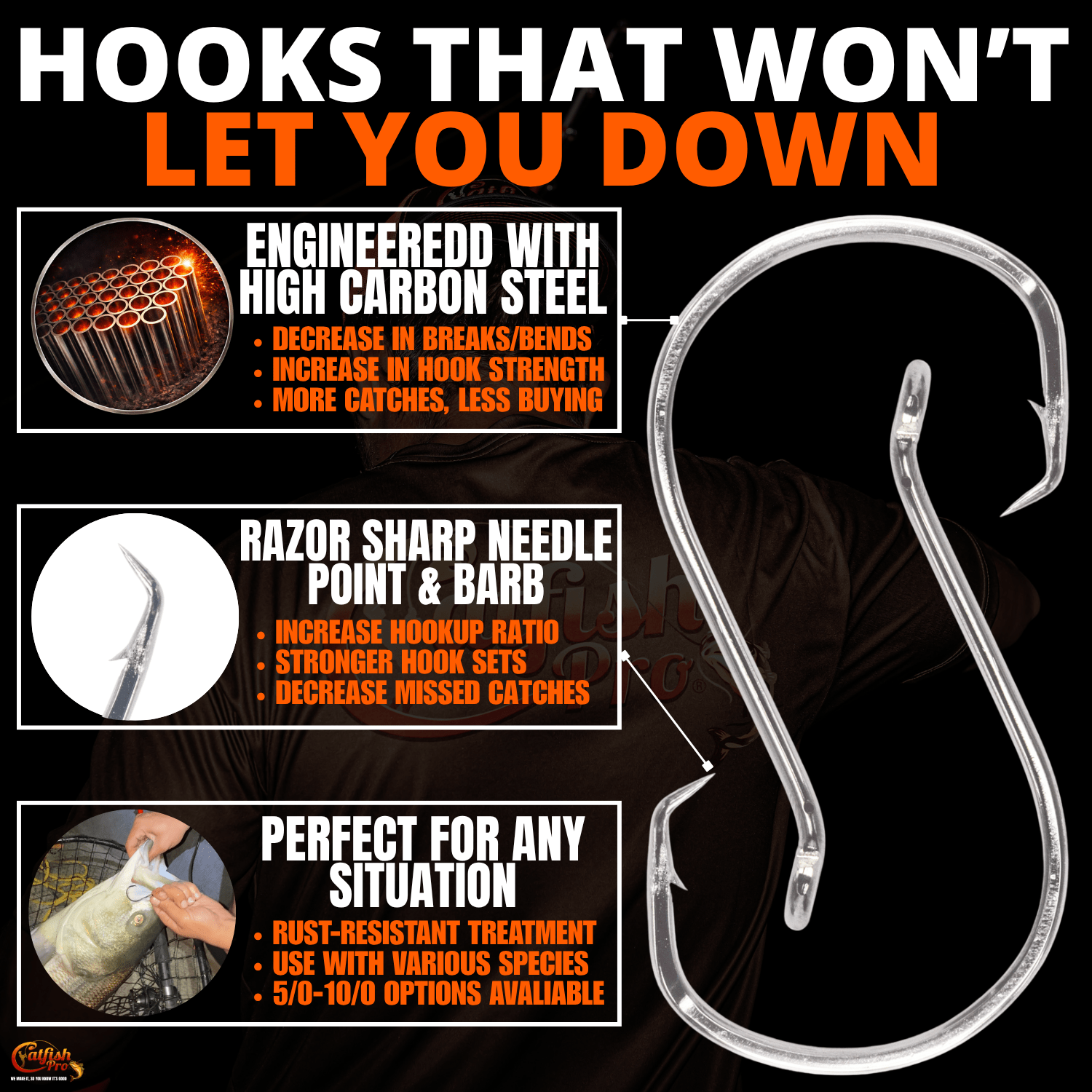Double Offset Circle Hooks 8/0 - Value Pack