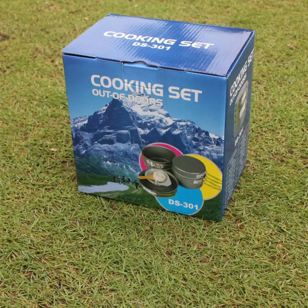 Arbaglobal 10 Piece Non Stick Camping Cookware Set
