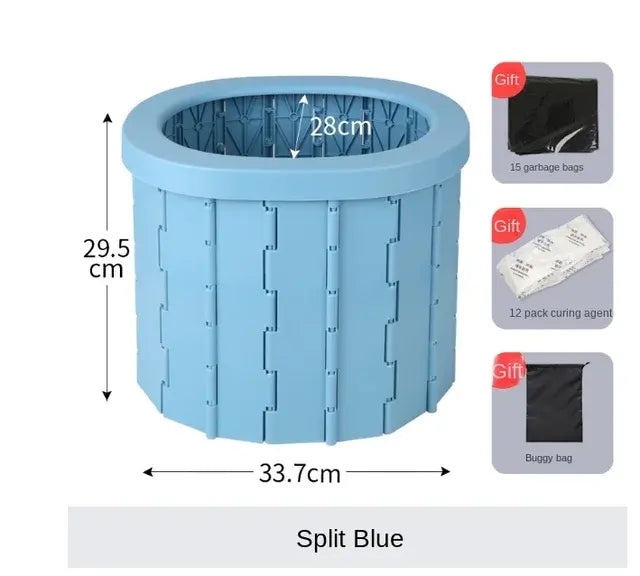 Portable & Foldable Potty Camping Toilets - # BAGE31110007